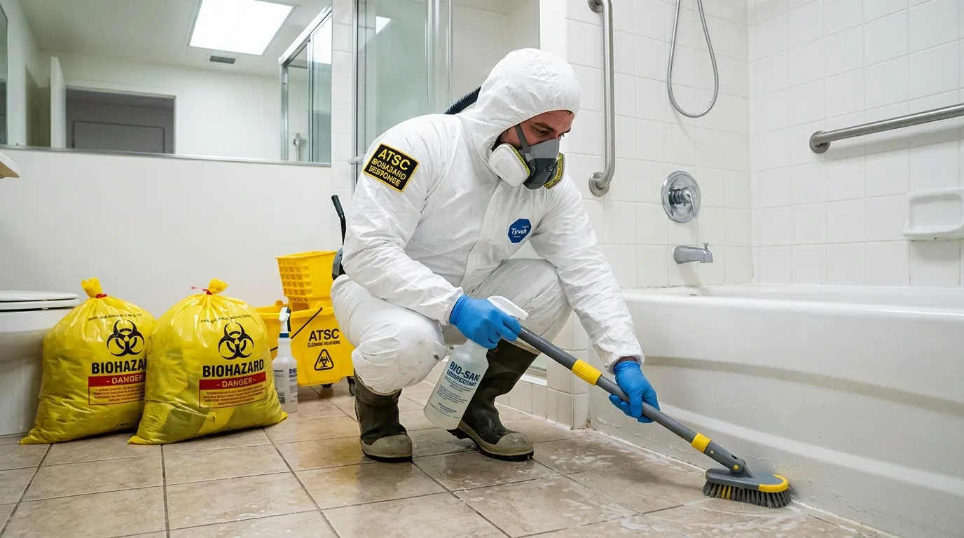 Decontamination equipment deployed for Blood Cleanup in Batavia